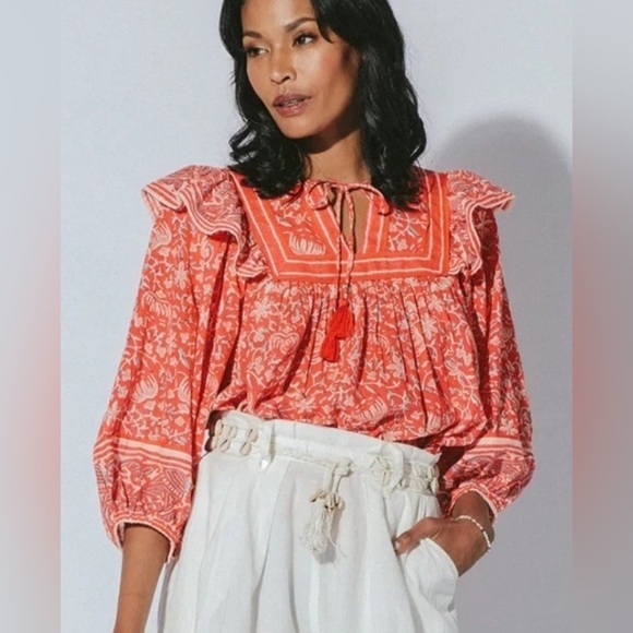 Cleobella Tops - Anthropologie Cleobella Mylah Boho Blouse